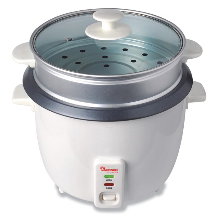 Rice Cooker Steamer 1.8 Liters White RM 289