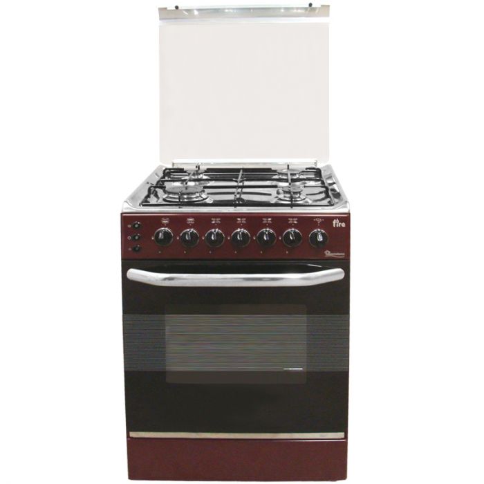 RAMTONS Cooker EB/303 4 GAS 50X50 DARK RED COOKER in Kenya Price in