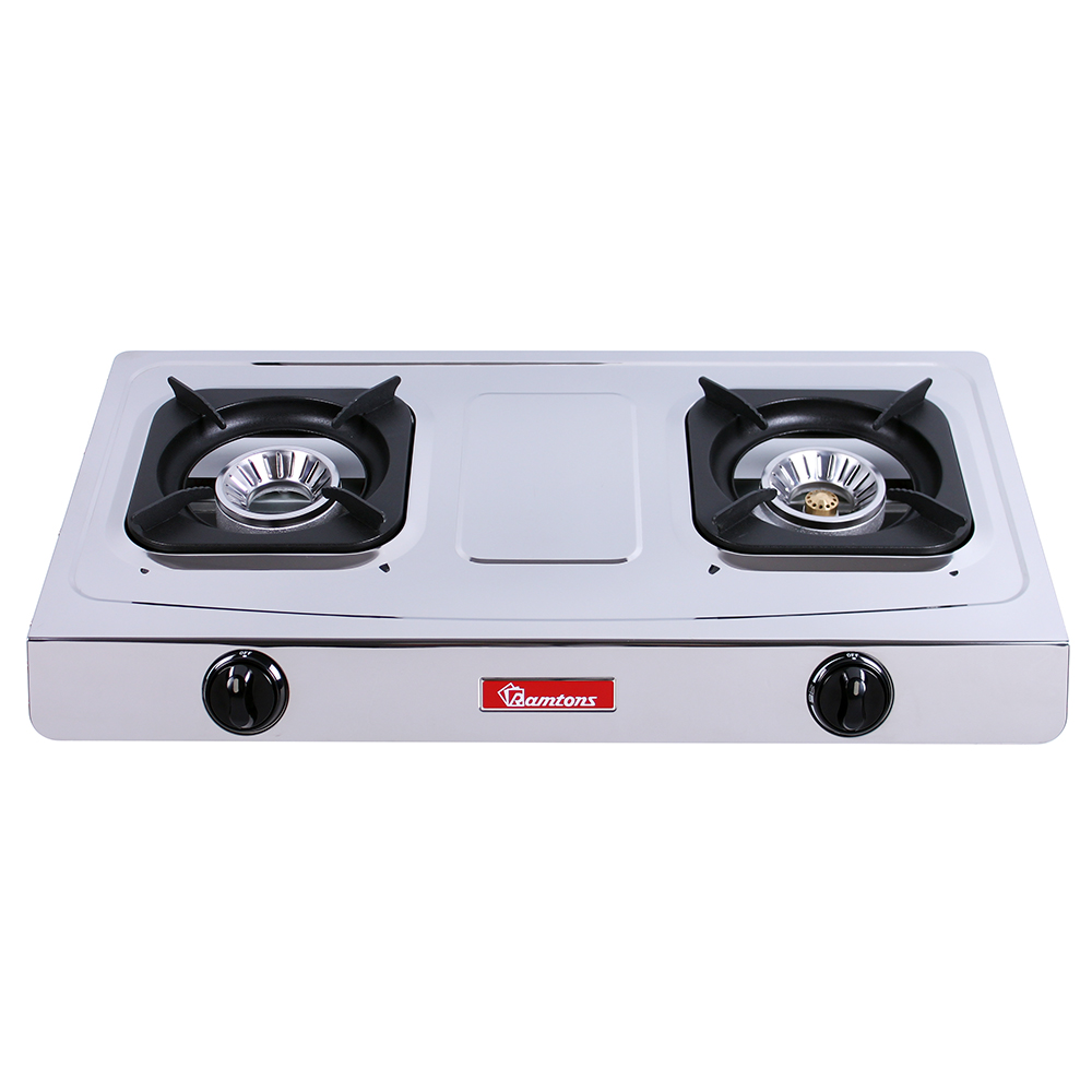 GAS COOKER 2 BURNER STAINLESS STEEL RG 548